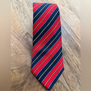 VINTAGE GIVENCHY Gentleman Paris Neck Tie 100% Silk Diagonal Stripe Made Italy